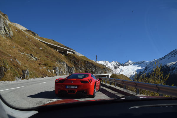 Ferrari---grimselpass Classic Event Organisation aus Diez Limburg Frankfurt. Geführte Reisetouren mit Guide. Deutschland Österreich Schweiz Spanien Italien Frankreich Events mit Sportwagen